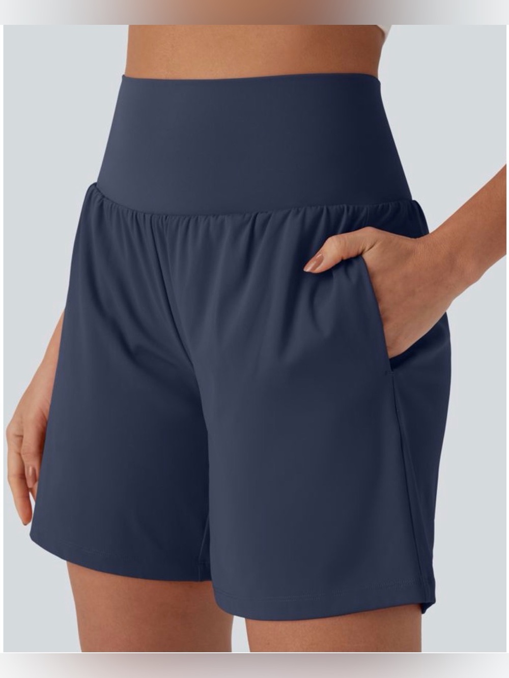SoftlyZero Airy Super High Waisted 2-in-1 Shorts 5'' Medium Long NWT